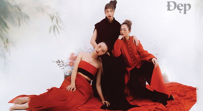Spring Reunion: Sắc xuân rực rỡ qua lăng kính của nghệ thuật tô son môi đỏ, điểm phấn má hồng thời thượng
