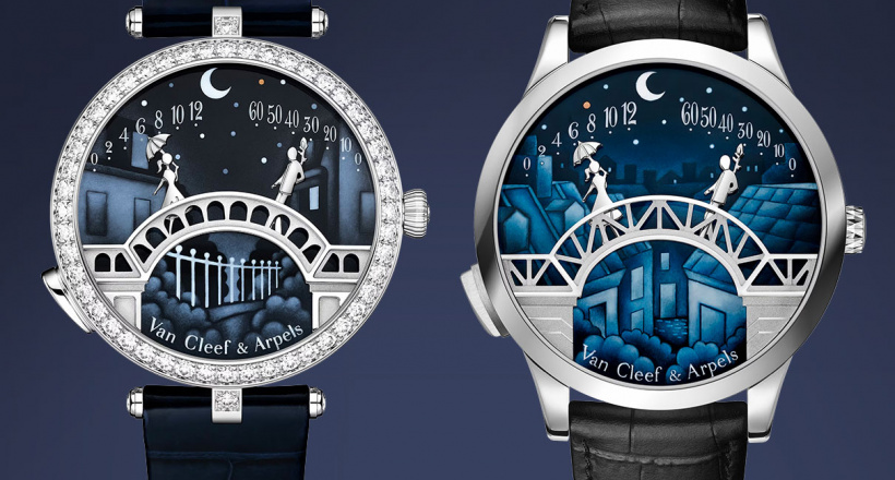 Van Cleef & Arpels kể chuyện tình với đồng hồ Pont des Amoureux