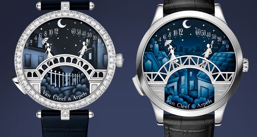 Van Cleef & Arpels kể chuyện tình với đồng hồ Pont des Amoureux