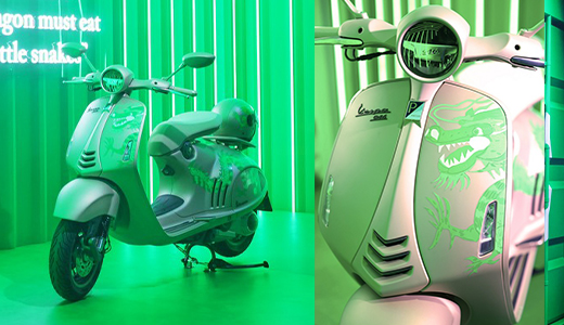 Vespa 946 Dragon khuấy đảo bữa tiệc mừng năm Giáp Thìn 2024