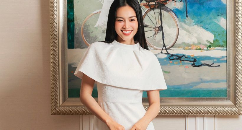 Chị đẹp Lan Ngọc khiến bao người xao xuyến khi xuất hiện trong BST Xuân Xanh của SIXDO