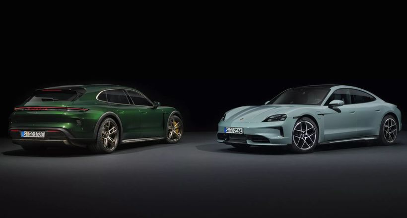 Porsche Taycan Turbo S 2025 ra mắt với công suất tiệm cận siêu xe