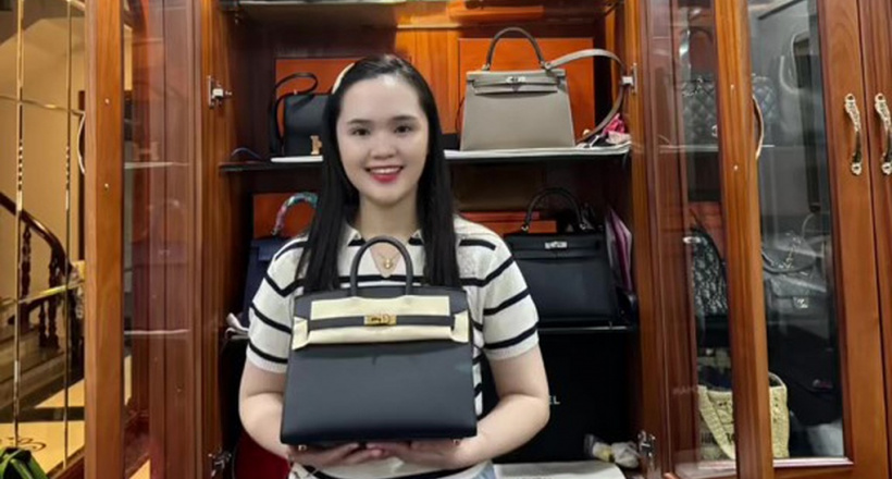 Vợ Duy Mạnh khoe túi Hermès được chồng tặng và bộ sưu tập hàng hiệu đắt đỏ