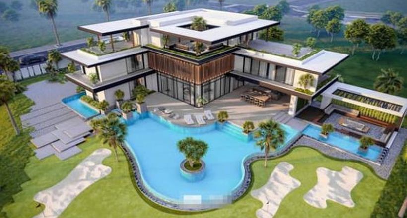 Cận cảnh biệt thự 10 tỷ xa hoa gây choáng của Sam