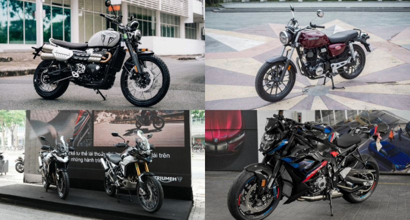 Cố thu hút dân chơi trước thềm Tết âm, loạt mô tô phân khối lớn được ra mắt Việt Nam trong tháng 1/2024