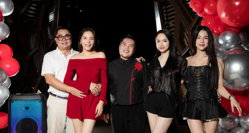 Diệp Lâm Anh, Hương Giang, Bùi Quỳnh Hoa, Hoàng Nhung hội ngộ mừng sinh nhật "ông trùm" truyền thông Lương Trọng Nghĩa