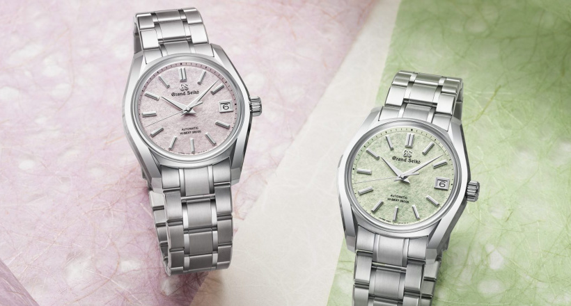 Grand Seiko Hi-Beat 36000 SBGH341G & SBGH343G - Sắc anh đào phủ kín dòng thời gian