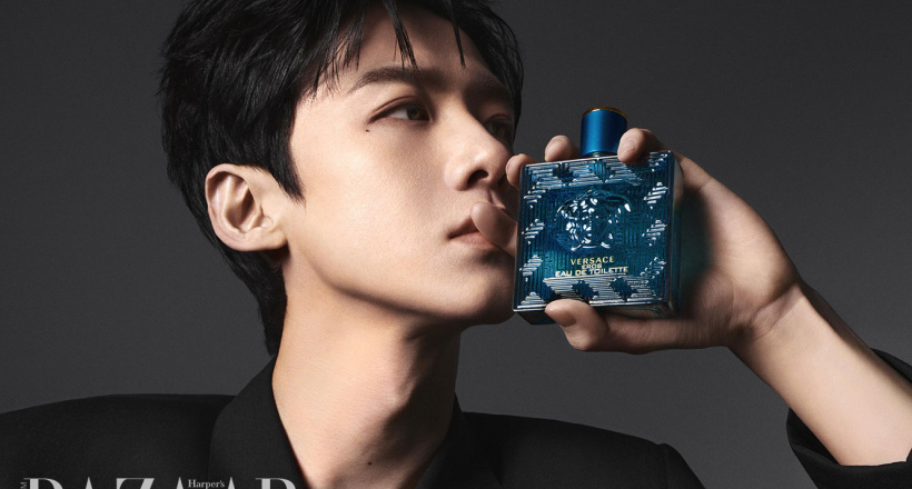 Versace chọn Bạch Kính Đình là đại sứ nước hoa toàn cầu
