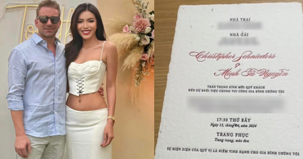 Hé lộ thiệp cưới của Minh Tú: Chi tiết có 1-0-2 cực độc đáo, đặt ra yêu cầu cho khách mời