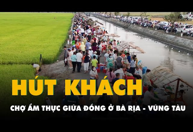 Khu ẩm thực giữa đồng ở Bà Rịa - Vũng Tàu hút hàng ngàn lượt khách mỗi ngày