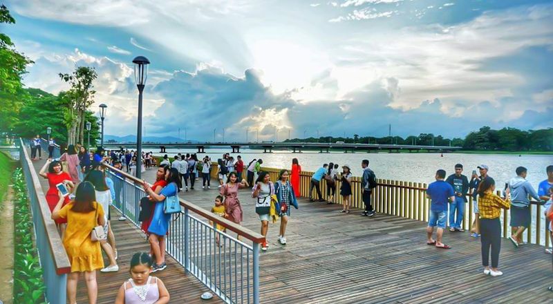 Cầu gỗ là biểu tượng bạc tỷ của một thành phố ở Việt Nam: "Dát" 7 tấn đồng, diện tích hơn 2.400m2