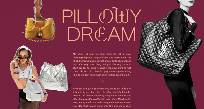 Săn lùng những chiếc túi lý tưởng cho hội chị em trót yêu phụ kiện chần bông