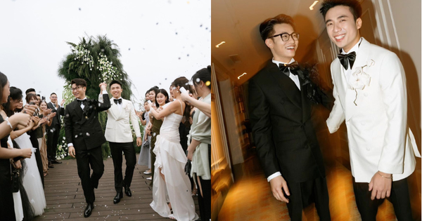 Nét căng loạt ảnh Ninh Dương Story bật khóc trong lễ kỷ niệm 10 năm, thành viên công ty: "Cuối cùng thì áo vest trắng đã đứng cạnh áo vest đen rồi"