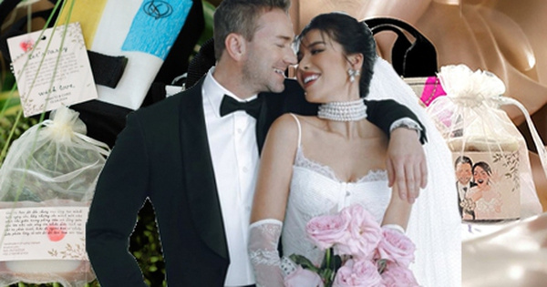 Set quà tặng độc đáo của đám cưới Minh Tú: Người thực hiện vô cùng đặc biệt, gửi gắm 1 thông điệp