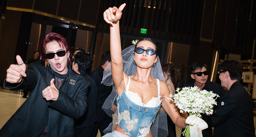 Toàn cảnh đám cưới Minh Tú: Cô dâu diện váy cưới độc đáo "quẩy" nhiệt tình cùng bạn bè