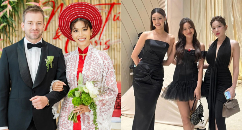 Khách dự đám cưới Minh Tú: Mặc nhiều đồ nội địa, đeo túi hơn 100 triệu đồng