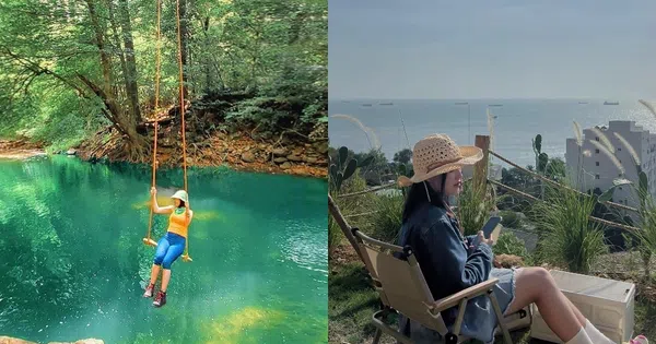 Chu du gần TP.HCM dịp lễ 30/4 vẫn tắm biển, cắm trại “chill out” thỏa thích