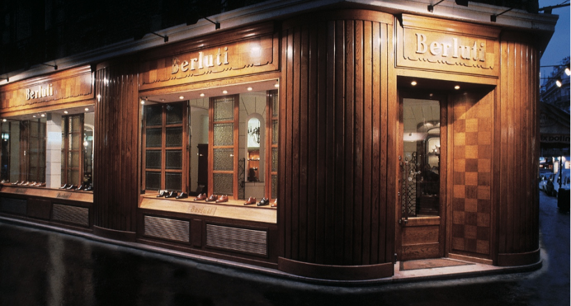 Từ Boutique Berluti đầu tiên trên đường trên đường Rue de Marbeuf – Paris (Pháp)