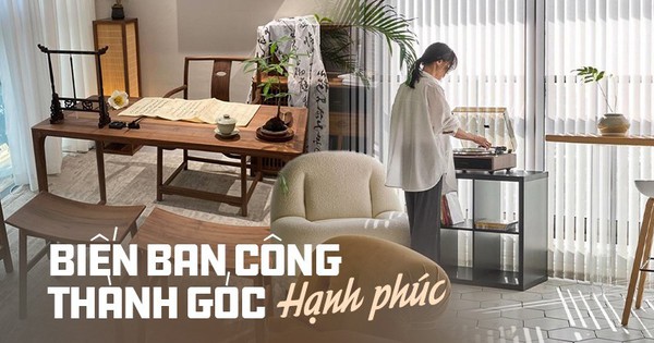 Không muốn ban công chỉ để phơi quần áo, nhiều người đã biến nơi này thành "muôn hình vạn trạng", nhìn ảnh càng mê hơn