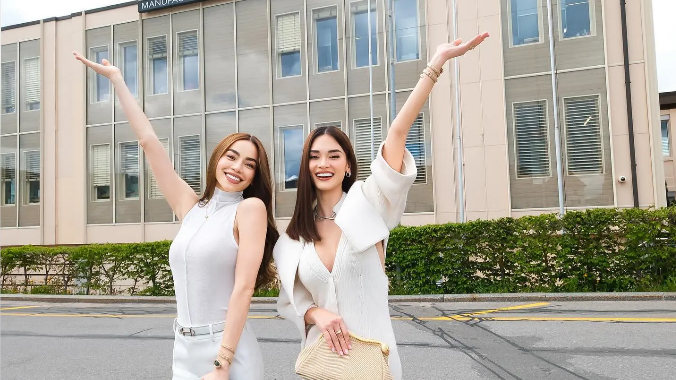 Hồ Ngọc Hà, Kim Lý và Hoa hậu Hoàn Vũ Pia Wurtzbach tham quan xưởng chế tác Bulgari ở Thụy Sỹ