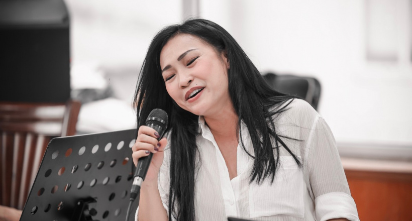 Phương Thanh, Bằng Kiều tập luyện trước thềm live concert Đóa Hồng Gai tại Hà Nội