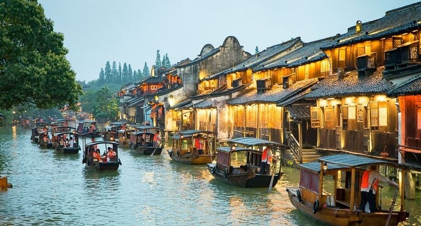 Ngất ngây trước vẻ đẹp của cổ trấn nghìn năm tuổi ở Trung Quốc