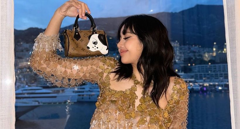 Lisa BLACKPINK mặc váy nắp chai tái chế dự party tại Monaco