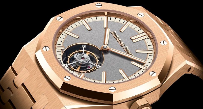 Audemars Piguet giới thiệu 2 phiên bản với mặt số độc đáo thuộc bộ sưu tập Royal Oak Selfwinding Flying Tourbillon