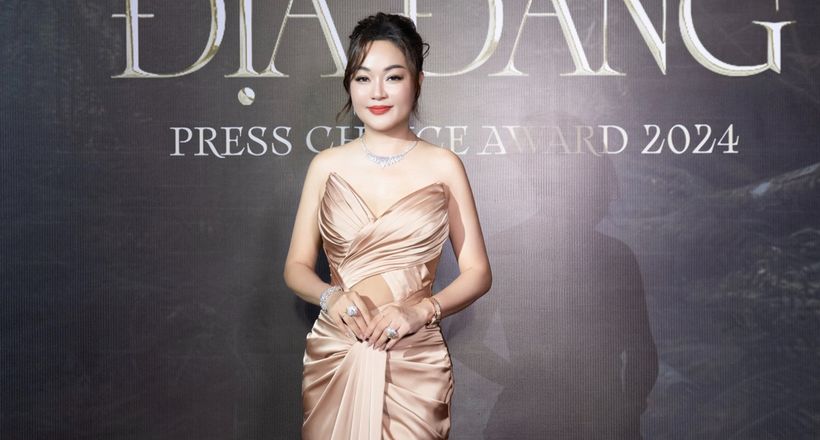 Hoa hậu Hoàng Thanh Nga khoe sắc trên thảm đỏ Press Choice Awards 2024