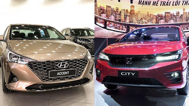 Khác biệt giữa Honda City RS và Hyundai Accent 2024 1.5 AT Cao cấp