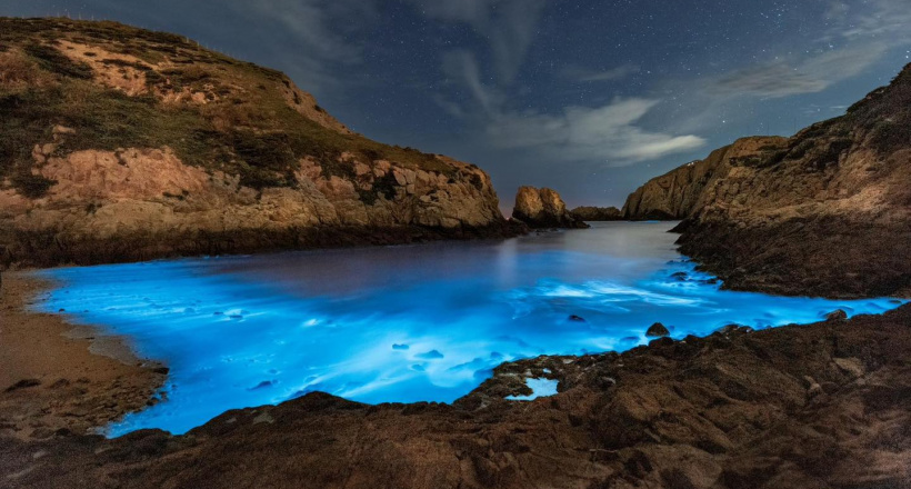 Tôi ngắm 'nước mắt xanh' đẹp siêu thực tại Đài Loan