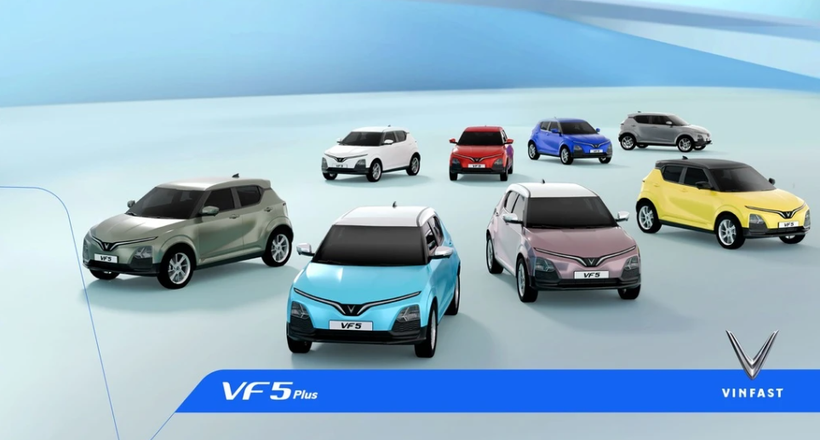 VinFast bổ sung màu sắc ngoại thất cho VF 5 Plus