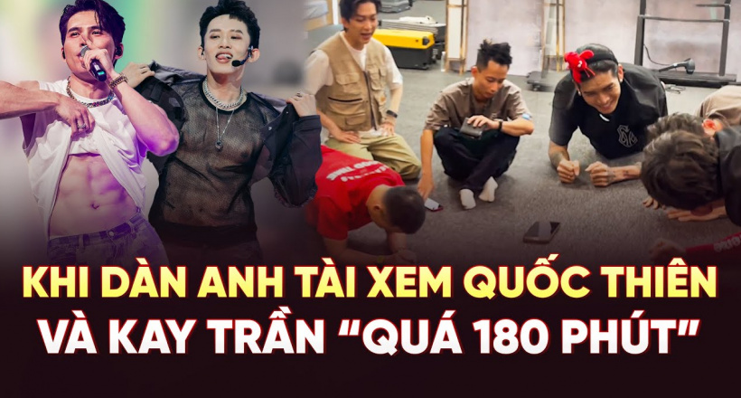 Buổi sáng rần rần của anh tài Quốc Thiên & Kay trần