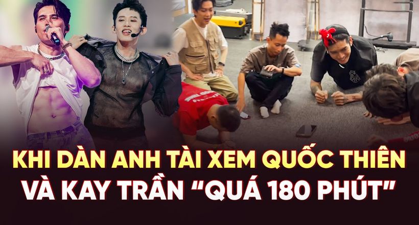 Buổi sáng rần rần của anh tài Quốc Thiên & Kay trần