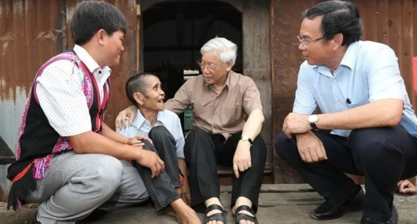 Tổng Bí thư Nguyễn Phú Trọng - nhà lãnh đạo được nhân dân yêu mến