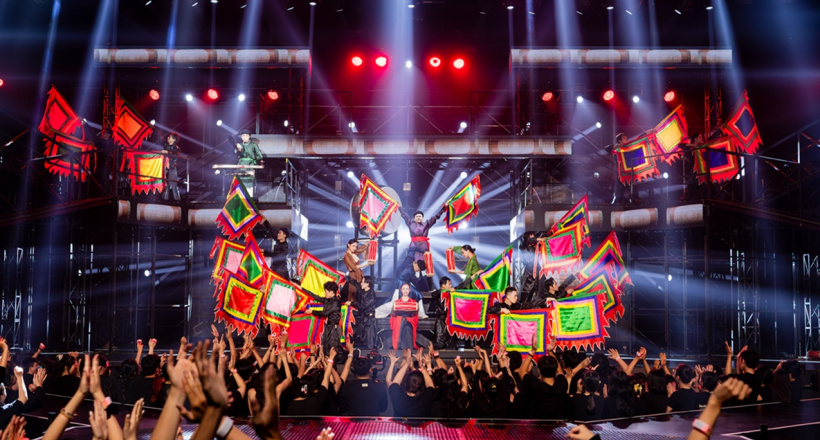 Nổi da gà tiết mục Trống cơm: Tự Long, Soobin, Cường Seven mang cả Việt Nam xưa lên sân khấu