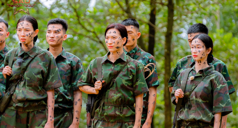 Hoa hậu Thùy Tiên, rapper Pháo lăn xả cứu nạn trong tập 2 Sao nhập ngũ 2024