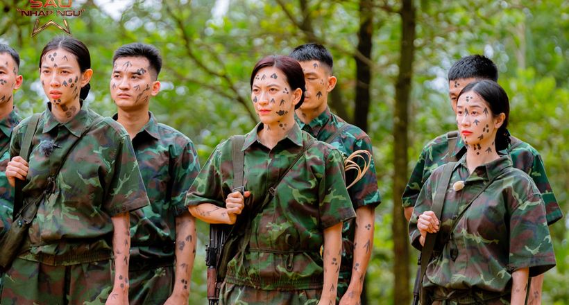 Hoa hậu Thùy Tiên, rapper Pháo lăn xả cứu nạn trong tập 2 Sao nhập ngũ 2024
