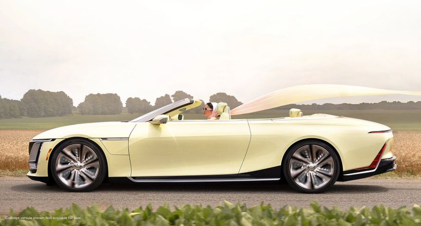 Cadillac Sollei Concept: Xe điện mui trần siêu sang, thanh lịch và công phu