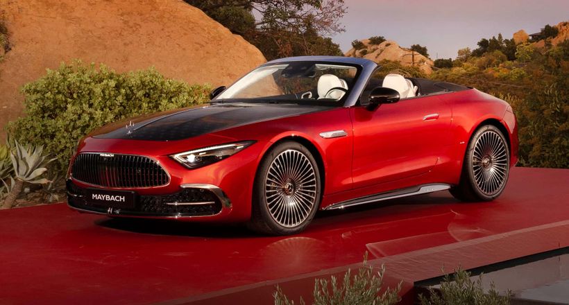 Cận cảnh mẫu mui trần 2 cửa đầu tiên của Maybach