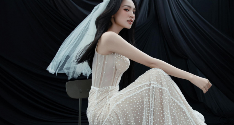 Lan Ngọc tung ảnh mặc váy cưới hậu du học