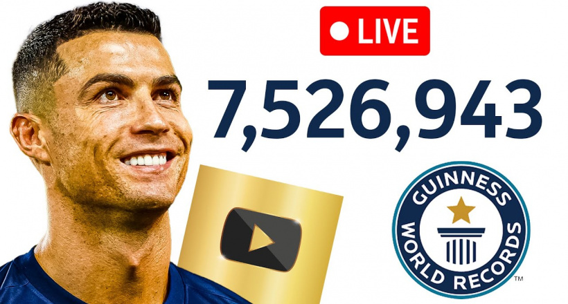 Ronaldo ra mắt kênh Youtube, lập kỷ lục nhận nút vàng nhanh nhất lịch sử