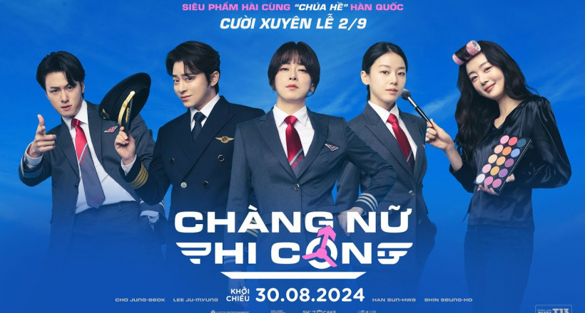 Jo Jung Suk hóa “chị đẹp”, quẩy tưng bừng trong phim hài siêu lầy “Chàng Nữ Phi Công”