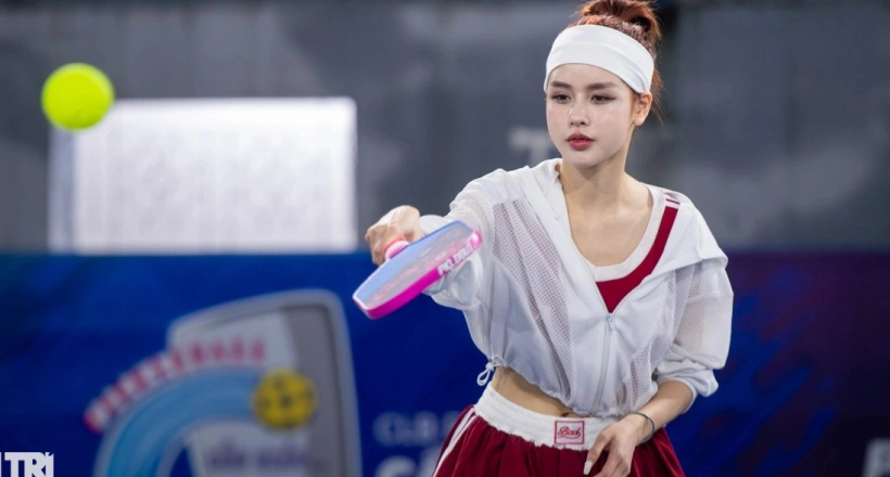 Những bóng hồng xinh đẹp trên sân pickleball ở Hà Nội