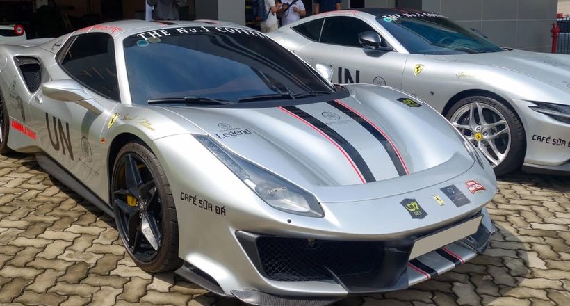 Dàn siêu xe của ông Đặng Lê Nguyên Vũ tập hợp trước Gumball 3000