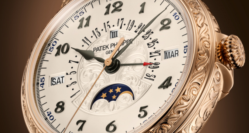 Tuyệt phẩm điêu khắc Retrograde Perpetual Calendar Rare Handcrafts
