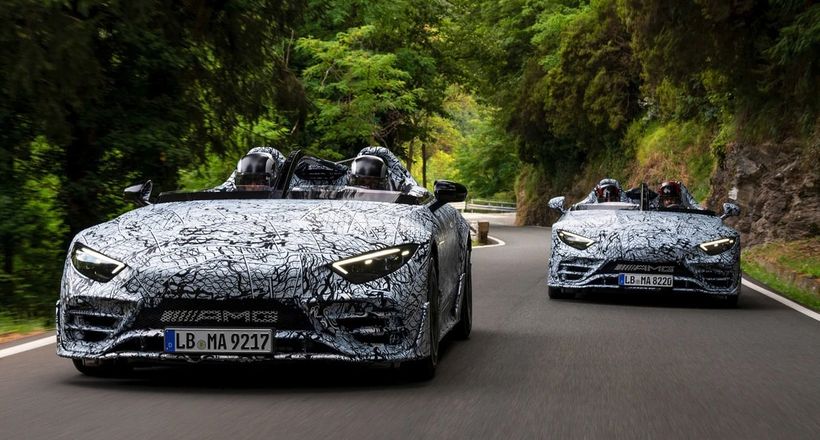 Siêu xe Mercedes-AMG PureSpeed chạy thử trên đường, sắp được bàn giao