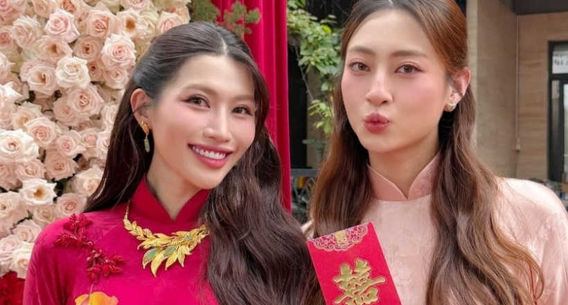 Dàn phù dâu toàn người đẹp của Chế Nguyễn Quỳnh Châu