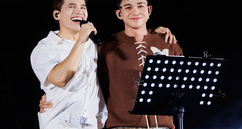 Quốc Thiên mời Jun Phạm đến mini livestage để “hâm nóng” concert SKYNote