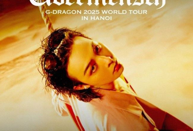 Vé G-DRAGON 2025 WORLD TOUR [Übermensch] IN HANOI: Cơn sốt vé chưa từng có tại Việt Nam